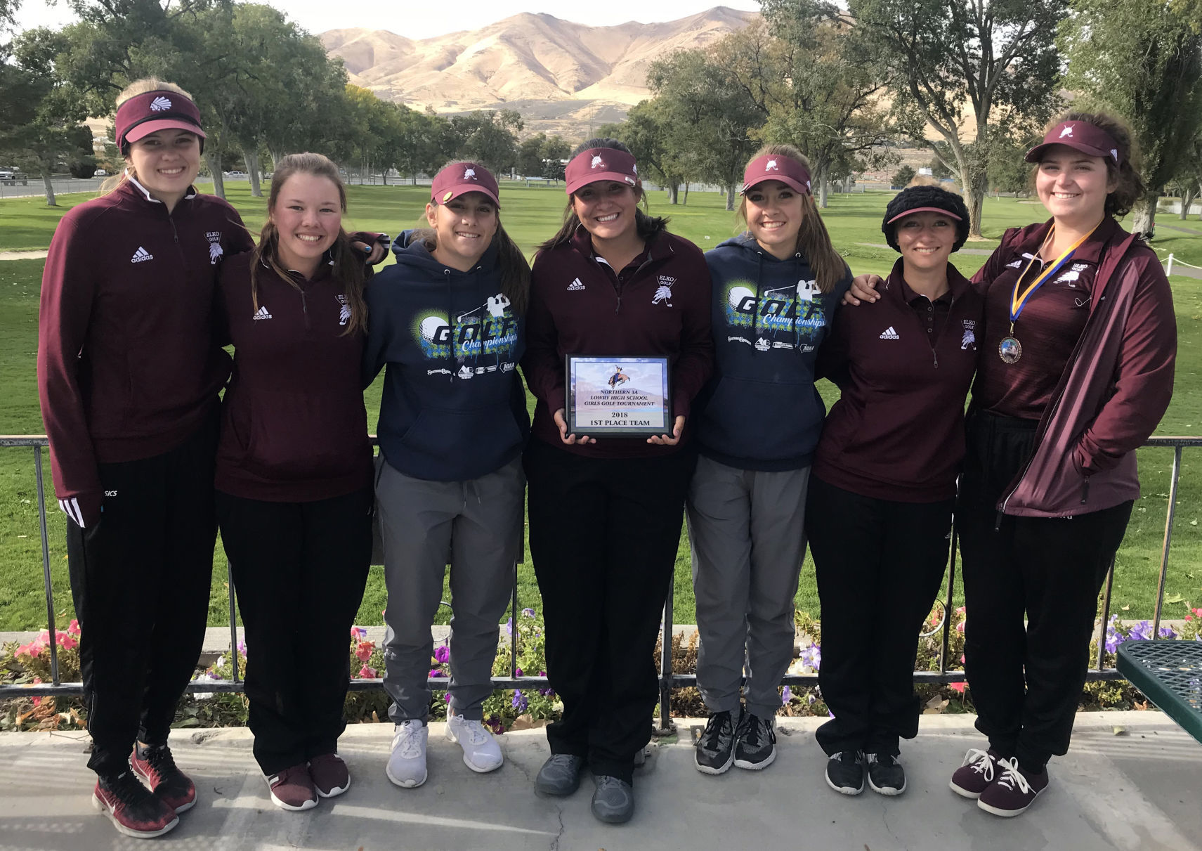 Elko girls golf at Lowry